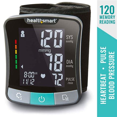 Healthsmart Premium Digital Talking Wrist Heart Rateblood Pressure