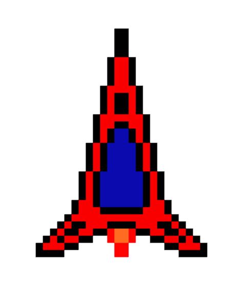 Spaceship Pixel Art Minecraft