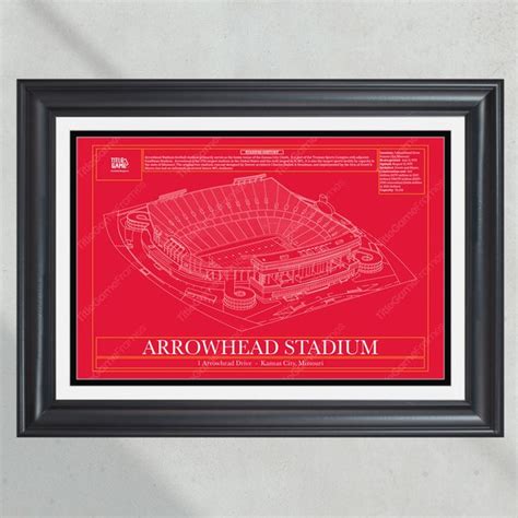 Arrowhead Stadium Prints Etsy