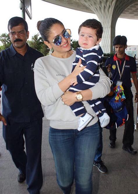 Kareena Kapoor Spotted With Her Son Taimur At Mumbai Airport Photos Filmibeat