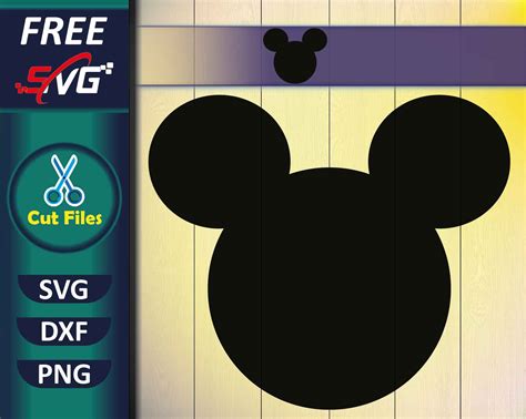 Mickey Mouse Head SVG Free Free SVG Files