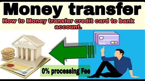 Credit Card To Bank Account Money Transfer Free Money Transfer By