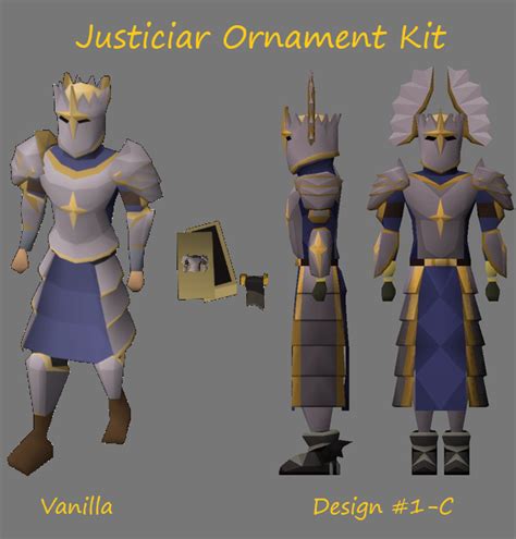 Justiciar Ornament Kit R2007scape
