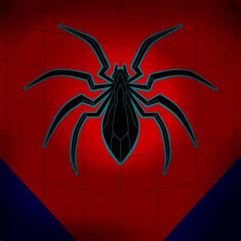 Spiderman Back Spider Logo