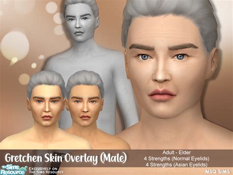 Sims 4 Ricky Skin Overlay Male Mazquality