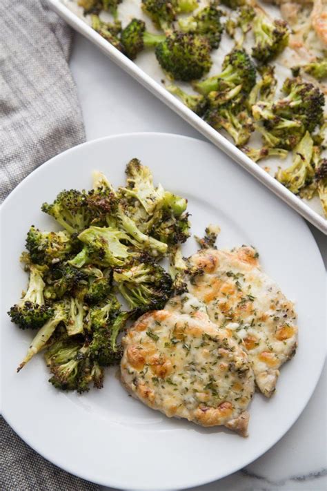 I love slicing the pork chops, and then sliding the slices into the pan sauce. Keto Oven Baked Pork Chops & Broccoli One Pan Meal (Easy) | Recipe | Keto pork chops, Baked pork ...
