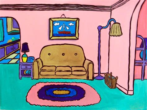 These Paintings Of 90s Sitcom Living Rooms Will Take You Back To A