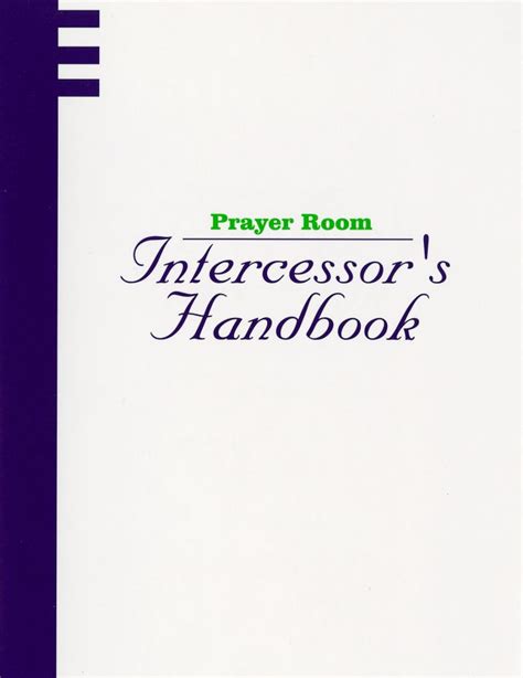 Intercessory Prayer Intercesssors Handbook Prayer Point Press