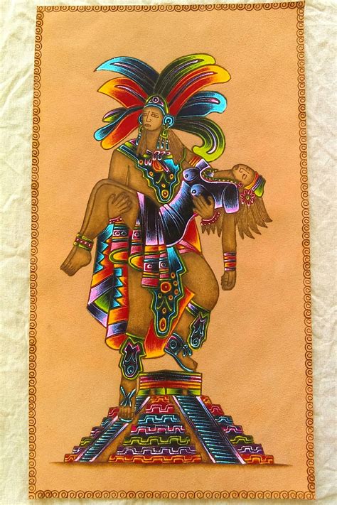 Eternal Love Popocatépetl And Iztaccíhuatl Aztec Culture