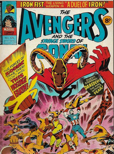 Avengers Marvel Uk Vol 1 129 Albion British Comics Database Wiki