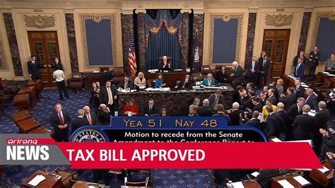 U S Senate Passes Tax Reform Legislation YouTube