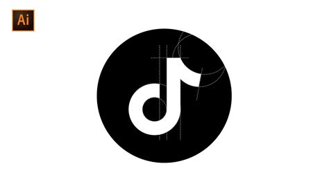 Tiktok Logo Design Tutorial In Adobe Illustrator Youtube