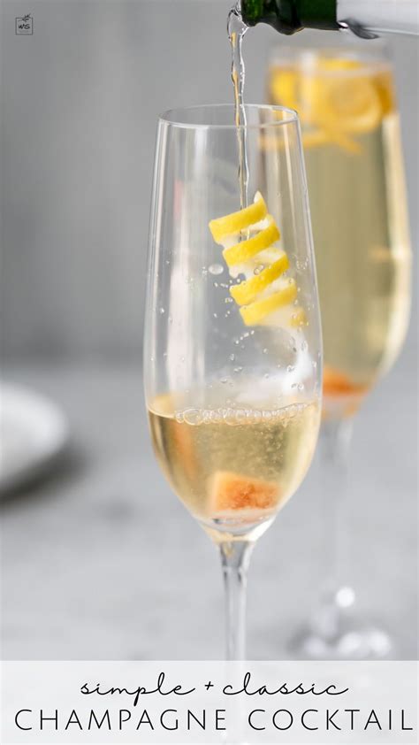 Classic Champagne Cocktail Recipe Classy Upscale Drinks