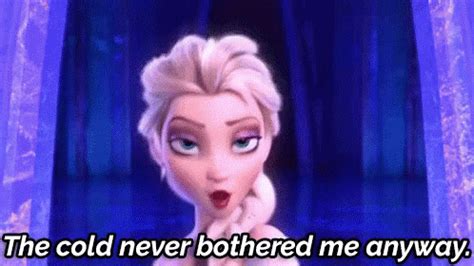 The Cold Never Bothered Me Anyway Frozen Gif Let It Go Elsa Disney Descubre Comparte Gifs