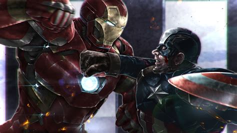 3840x2160 Captain America Vs Iron Man 4k 2020 4k Hd 4k Wallpapers