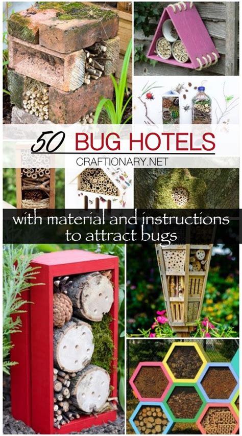 50 Diy Bug Hotels Material And Instructions To Attract Bugs Craftionary