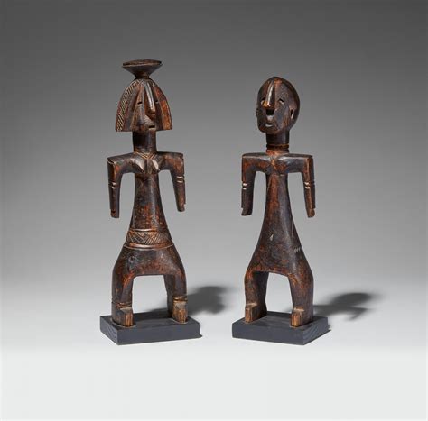 Pair Of Bagirmi Figures Lot 189