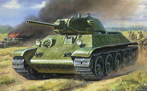 Советский средний танк Т 34 100 фото Картины художники фотографы