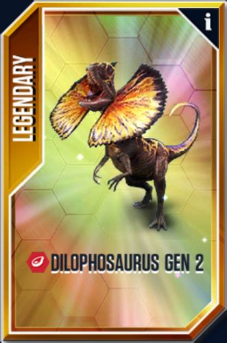 Dilophosaurus Gen 2 Jurassic World The Game Wiki Fandom