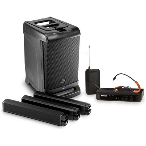 Jbl Portable Fitness Sound System With Jbl Eon One Bluetooth Pa System