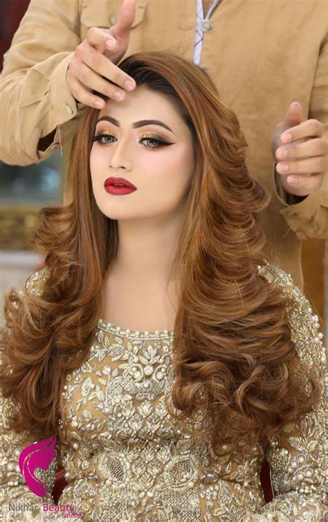 Nikhar Beauty Saloon Bridal Makeup Looks Bridal Hair Buns Bridal