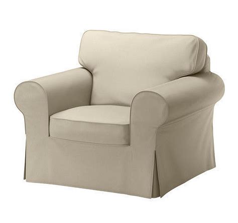 Add a decorative accent or conceal old, ripped or stained upholstery with these slipcovers. IKEA Ektorp Armchair SLIPCOVER Cover TYGELSJO Light Beige ...