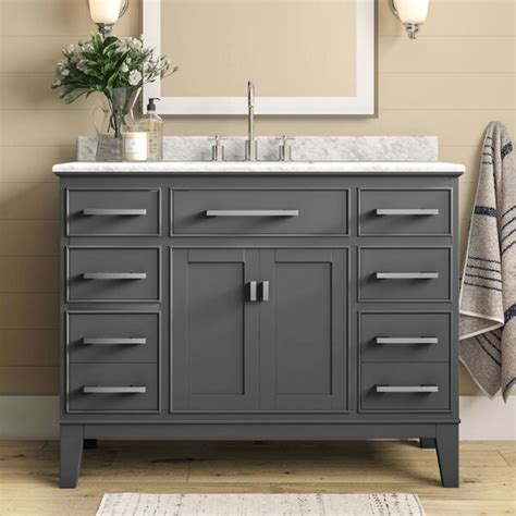 24 inch bathroom vanity with sink. Arminta 48" Single Bathroom Vanity Set & Reviews | Joss & Main