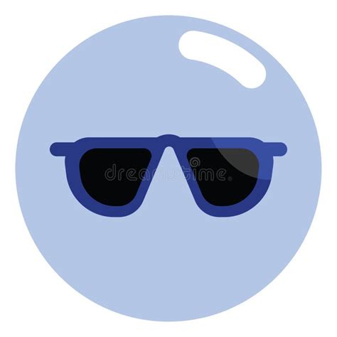 Police Sunglasses Icon Stock Vector Illustration Of Protection