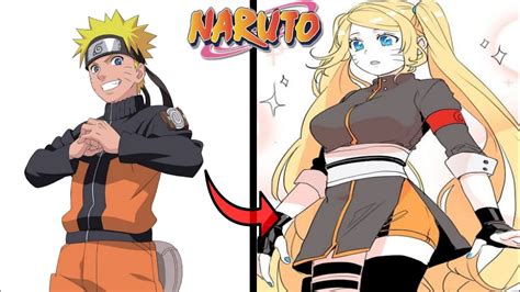 Naruto Characters Gender Swap Youtube