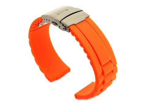 Silicone Rubber Watch Strap Band Waterproof Deployment Clasp 18 20 22 24 Gm Mm Ebay