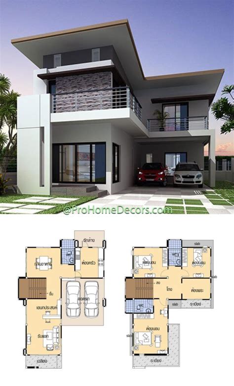 House Design Plan 13x12m With 5 Bedrooms Home Ideas In 2023 House