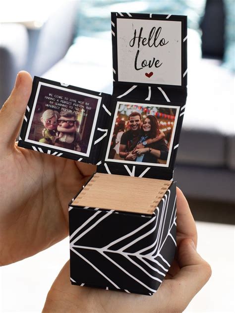 After dating your boyfriend for one year, you should know him pretty well, right? Personalized 1 Year Anniversary Gift Box for Boyfriend Two ...