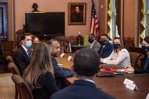 Secretary Carsons Meeting With 2020 2021 White House Fellows Flickr