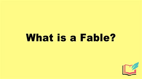 What Is A Fable In Literature Definition Examples Of Literary Fables