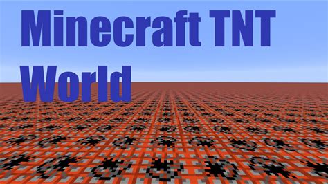 Minecraft Tnt World Tutorial Youtube
