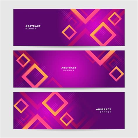 Premium Vector Abstract Modern Colorful 3d Geometric Banner