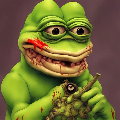 Creepy Pepe Frog Creature By Kolhoarts On Deviantart