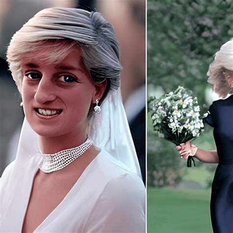 Diana Princess Of Wales Wearing Her Royal Wedding Dress · Creative Fabrica