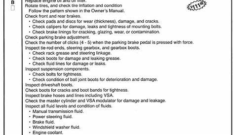 honda accord 2021 maintenance schedule