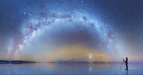 Russian Photographer Captures Breathtaking Photos Of Milky Way Mirrored