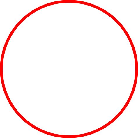 Red Circle Transparent Background Png Circle Red Transparent