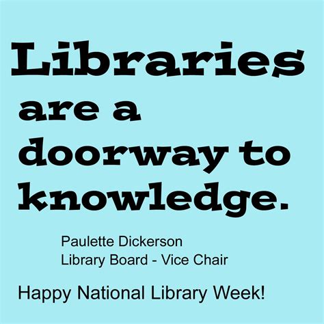 Library Board Library Boards Library Week Library