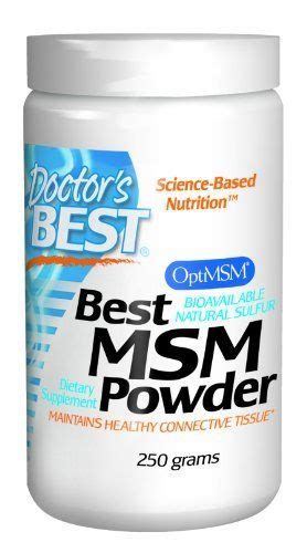 Doctors Best Msm Powder With Optimsm Non Gmo Vegan Gluten Free Soy Free 250 Grams Best