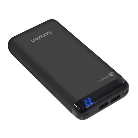 4.4 out of 5 stars. Kopplen 15,000mAh QC 3.0 Power Bank | Walmart Canada