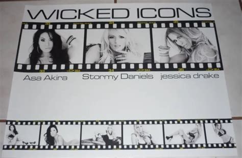 2017 WICKED GIRLS AVN Poster STORMY DANIELS Asa Akira JESSICA DRAKE 19