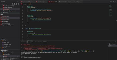 Cómo cambiar el CodeRunner archivo de clase de la creación desde el mismo directorio de trabajo