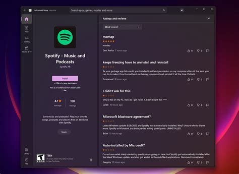 Spotify App Is Automatically Getting Installed On Windows 10 And Windows