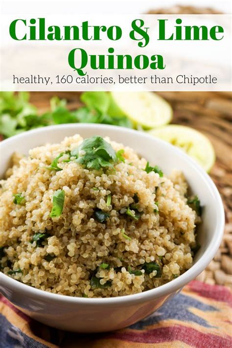 Cilantro Lime Quinoa Slender Kitchen Works For Clean Eating Gluten