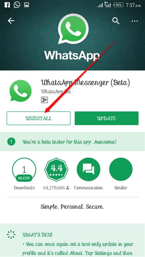 How To Uninstall Whatsapp Online From Android Phone