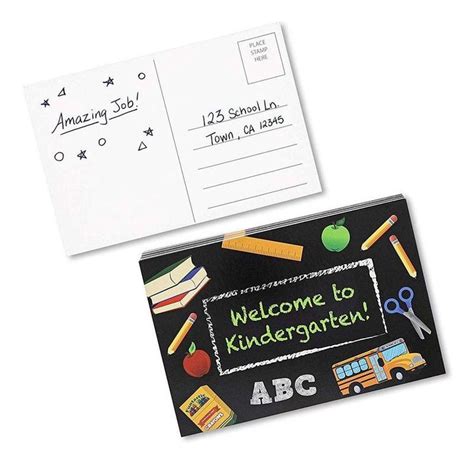 Welcome To Kindergarten Postcards For Students First Day Of Class 6x4